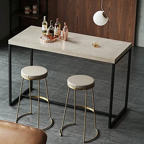 Tabourets rembourrés en similicuir support 330 LBS chaises de bar - 4
