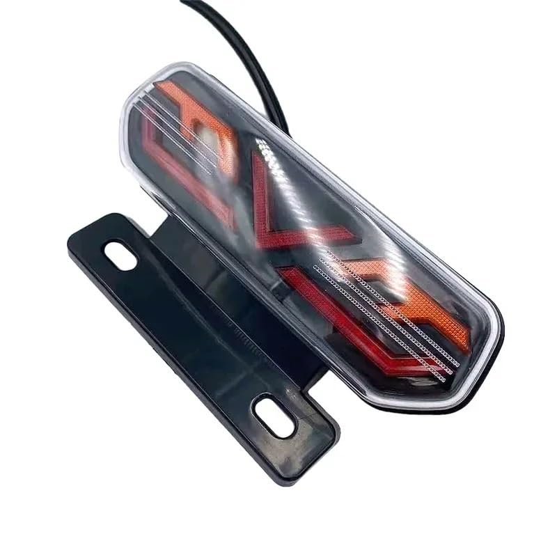 Feux arrière universels motos LED à clignotants d'arrêt pour une visibilité maximale