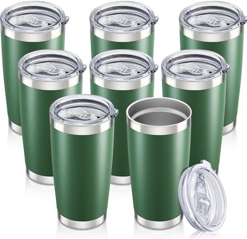 20 oz Tumbler with Lid Stainless Steel Insulated Tumblers Bulk Do...