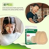 40 Stück/2 Boxen Hautfarbe Augenpads Klebebandagen Atmungsaktive Augenklappen für Kinder und augenpflaster erwachsene
