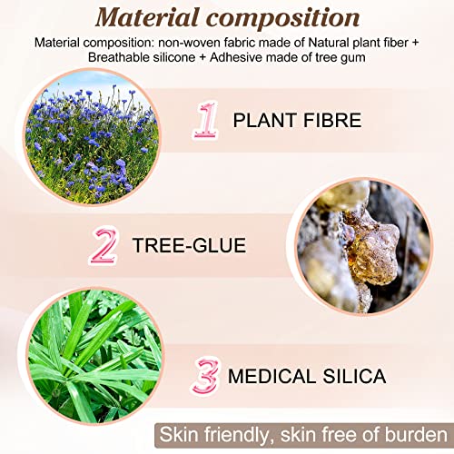 Cmojsk,Sticky Bra, Backless Strapless Bra Push Up, Adhesive Invisible Lift Up Bras 2 Pairs Black/Beige,D #TOP4