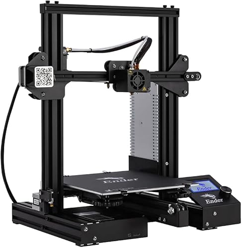 Creality 3D Impresora Ender 3 S1 con nivelación automática CR Touch, tornillo doble de eje Z de alta precisión, placa de construcción extraíble,