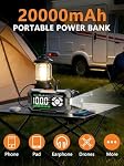 LUCKYDUO Car Battery Jump Starter - 8000A,Car Jump Starter Booster with 160PSI Air Compressor,Emergency Starter for All Petrol and Diesel Vehicles up to 12L Max,Equipped with Outdoor Emergency Kit