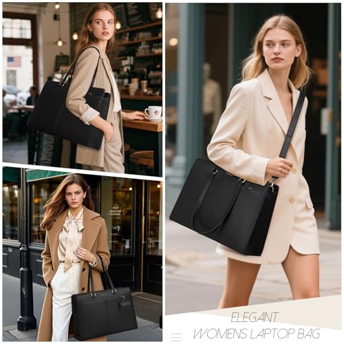 Bolso Laptop para Mujer 15.6 Pulgadas Resistente al Agua miniatura 2