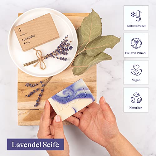Duschseife Lubiu Lavendelseife 100g, Bio Lavendel Seife