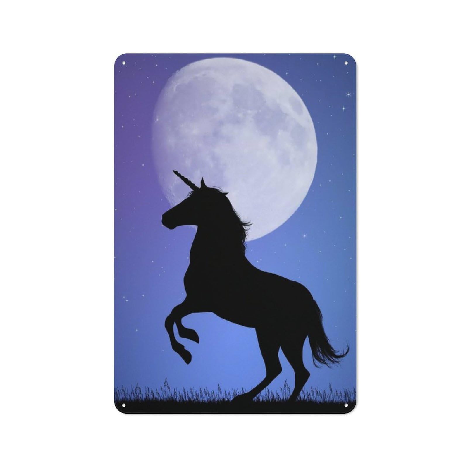 Unicorn Horse Fantasy Retro Metal Sign 30x20cm for Living Room Or Hallway, for Kitchen, Dining Room And Home Bar Wall Decor