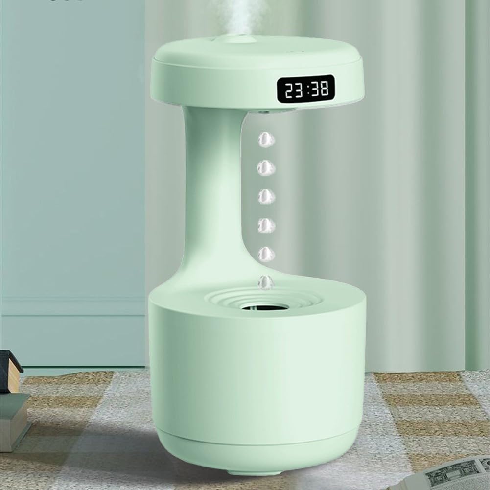 Brume anti-gravité 800 ml Humidificateur d'air + fonction diffuseur d'arômes, alimenté par USB