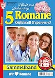  Sammelband 5 Romane Gefühlvoll & spannend in großer Schrift blau Nr. 678 VDZ43123 : 5 x KELTER Arztromane im Sammelband, 320 Seiten, alle 4 Wochen neu!