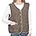 YMIFEEY Teddy Fleece Weste Damen Ärmellos Teddywesten Fleeceweste Fellweste Teddyfleece Weste Elegant Kuschelweste Übergangsjacke Herbstjacke Fleecejacke Herbst Winter Outdoor Oberteil (M, Braun)