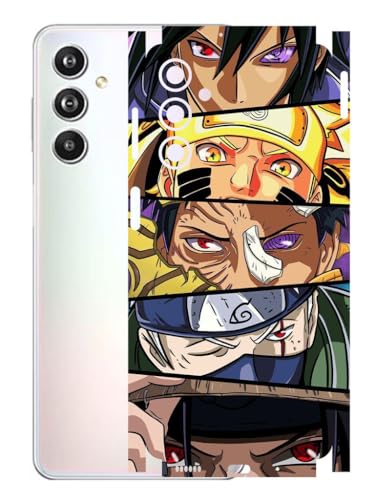 Image of AtOdds - Samsung Galaxy F54 (5G) Mobile Back Skin Sticker - Lamination - Rear Screen Guard Protector Film Wrap (Coverage - Back+Camera+Sides) (Design - Anime 38)