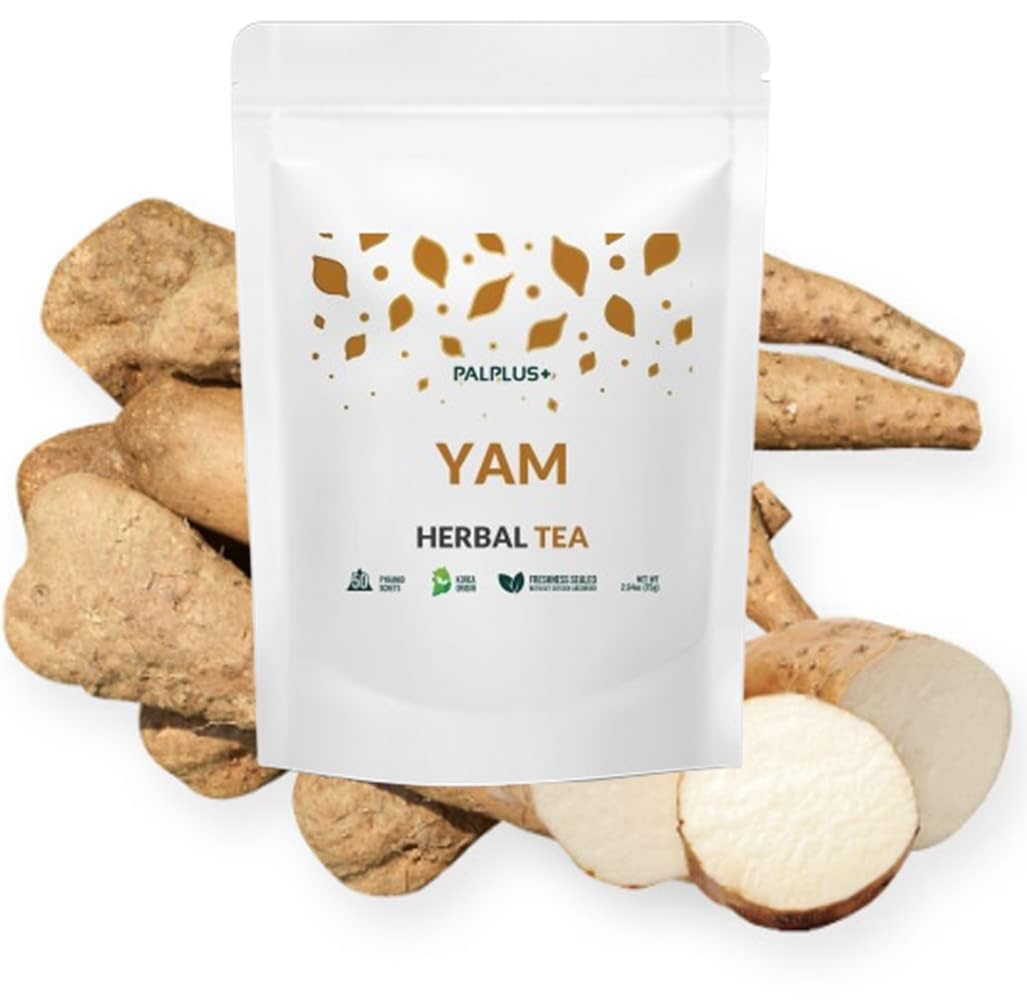 Organic Natural Pure Wild Yam Root Tea Bag- 50 Tea Bags (Biodegradable PLA Tea Bag Filters)