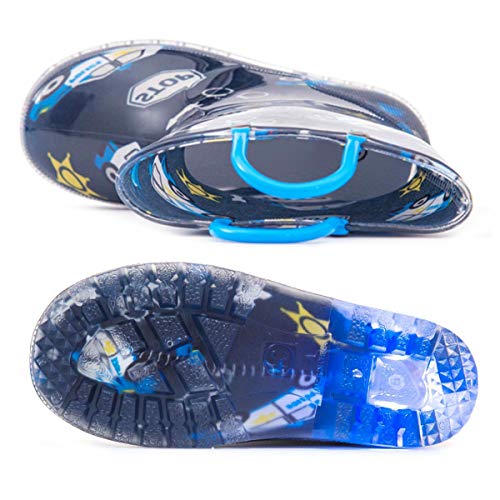 Image of HugRain Light Up Rain Boots for Little Kids