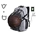 Produktbild Kinxor Basketball Backpack- Ladekabel Laptop-Rucksack mit Basketball Net USB Ladeanschluss Sport Tasche Schule Tasche Schultasche Reise Daypack Passt 39,6 cm Laptop Notebook (Schwarz), Grau