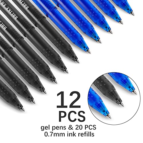 BBLIKE Penna a sfera cancellabile, 12 penne gel e