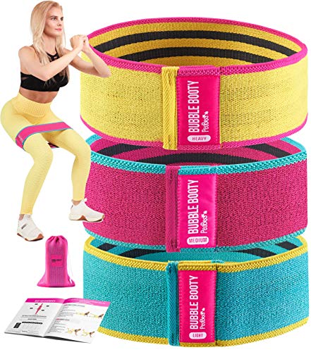PeoBeo Hip Fabric Resistance Bands for Legs and Butt | Hip Band Set