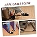 SUPVOX 1pair Bowling Shoe Covers Lightweight Elastic Slider for Men Women Protection for Bowling Sports Easy to Use Black