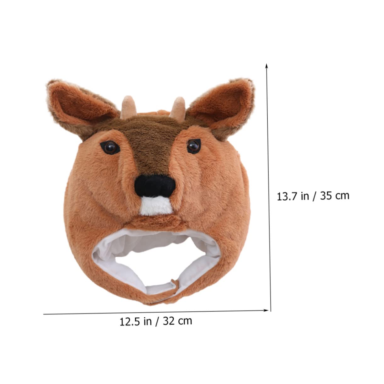 UPKOCH 2piezas Sombrero De Fiesta De Peluche De Ciervo Para Accesorio Divertido De Carnaval y Fotografía Para Celebraciones y Fiestas Temáticas