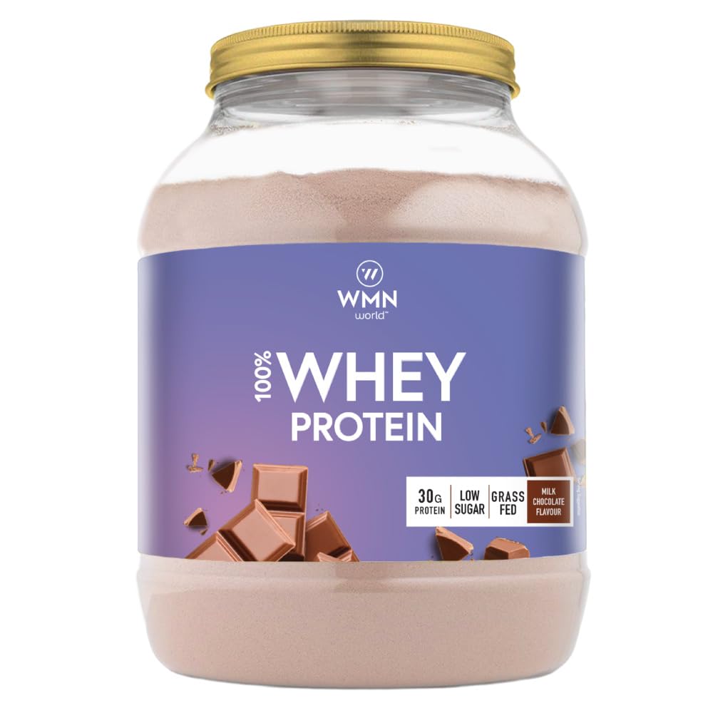 Whey Protein Powder - Premium Grass-fed | Muscle Building & Recovery 1Kg | Natural Milk Chocolate