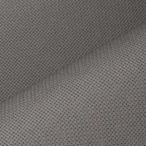 Image of KCS 16CT Counted Cotton Cross Stitch Aida Cloth Fabric (19 inch x 28 inch, Dark Grey)