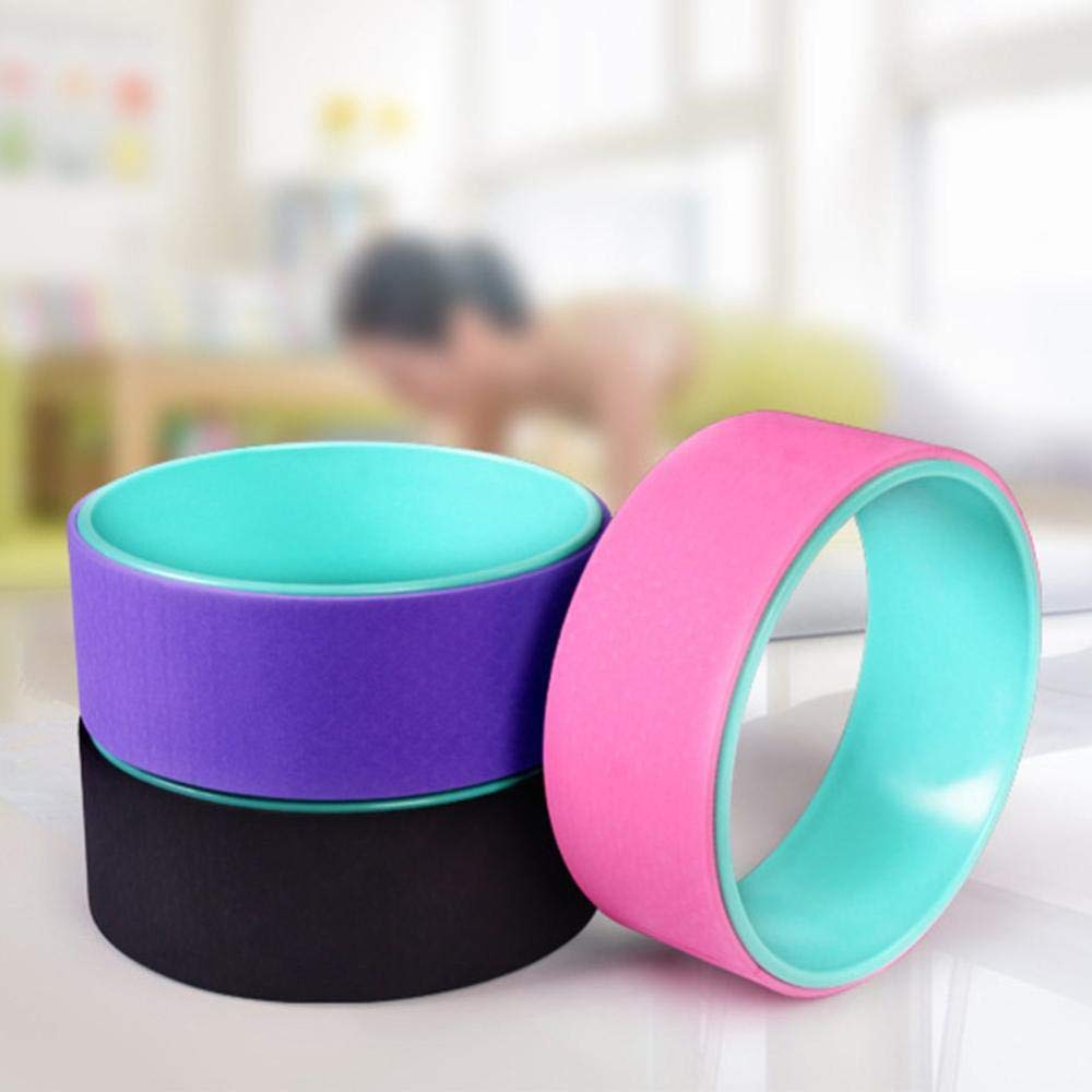 Cerchi for yoga, Pilates, ginnastica, fitness, stretching for la schiena, rullo, anello, ruota, equilibrio, accessorio, cerchi for, posizione del Dharma