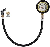 JOES Racing Pro Tire Pressure Gauge 0-60 PSI Glow-in-the-Dark Analog - Durable Steel, Accurate 1 PSI Increments for Racing