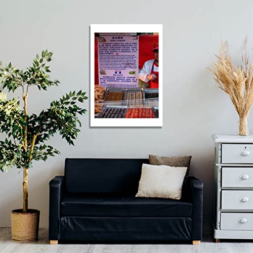Poster mille-pattes grillé Spiffing Prints grand format encadré mat