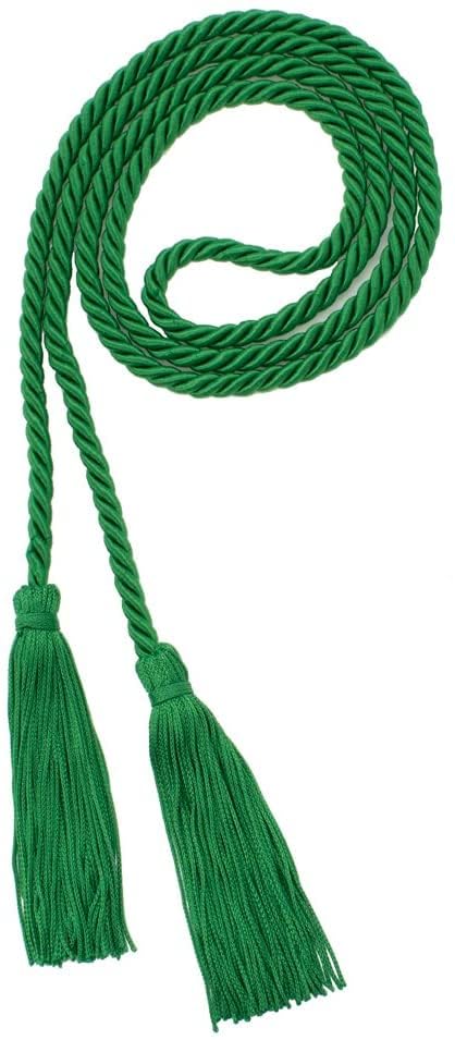 Image of Graduation Honor Cord - Kelly - Every School Color Available - Made in USA