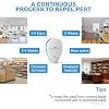 Ultrasonic Pest Repeller 4 Pack, Upgraded Powerful Mouse Repellent - Wide Frequency Range Pest Control Device - Ideal for Mice, Rats, Mosquitoes, Cockroach, Moths, Ants - 5