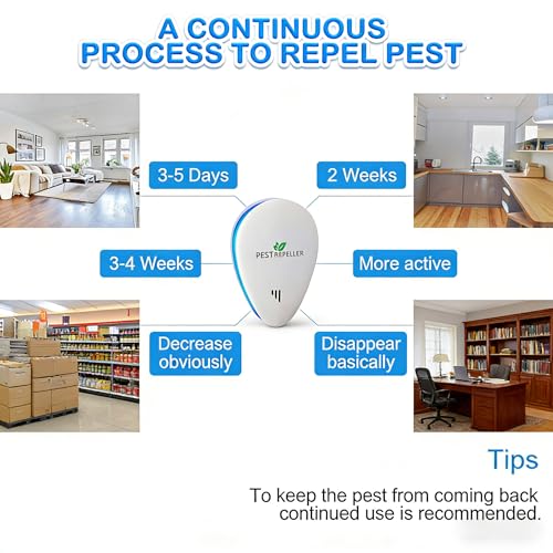 WARDBES Ultrasonic Pest Repeller 4 Pack - image 4