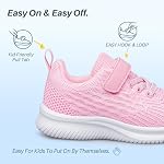 Boys Girls Sneakers Non-Slip Lightweight Sneakers for Kids Breathable Tennis Shoes for Toddler/Little/Big Kid