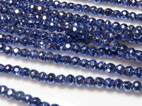 Perles en tanzanite LKBEADS 4mm pour concevoir un bijou unique chargé d'émotion