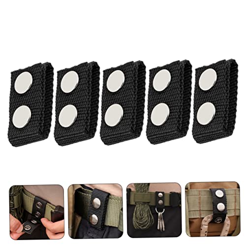Boucles de ceinture nylon noir robuste lot de 25 attaches de sangle