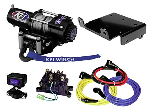 KFI Combo Kit - A2000 Winch Winch Mount - Compatible/Replacement for 2008-2021 Suzuki LTA750 King Quad 750 - All Models
