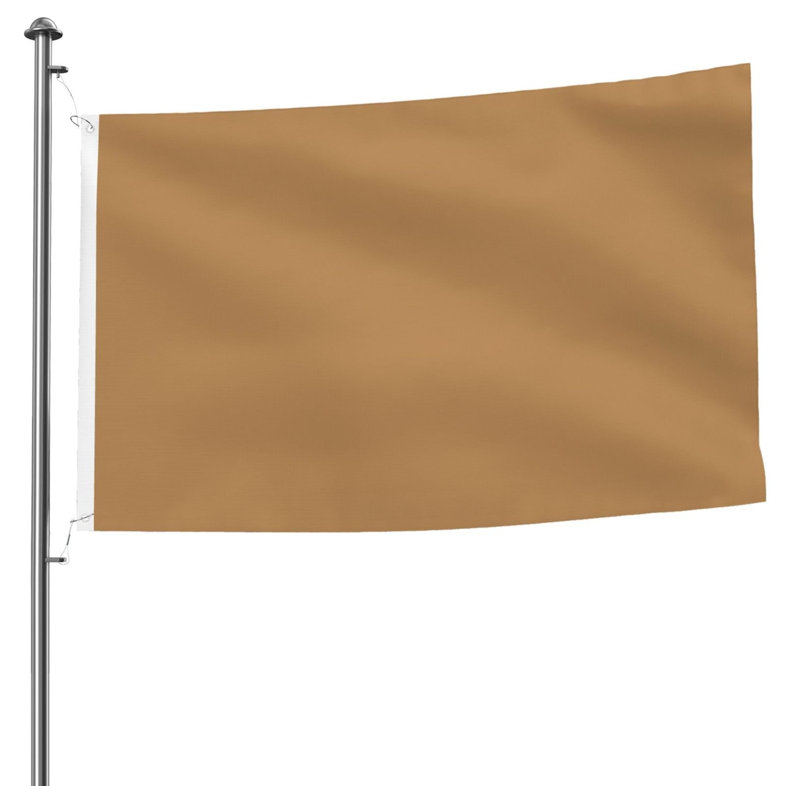 Drapeau double face marron 1,5 x 2,4 m – Bannière robuste d'extérieur - 8