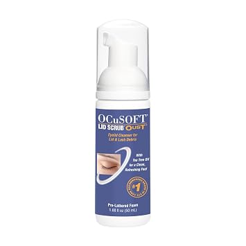 OCuSOFT Lid Scrub Oust Foaming Eyelid Cleanser 50 mL Foam Pump