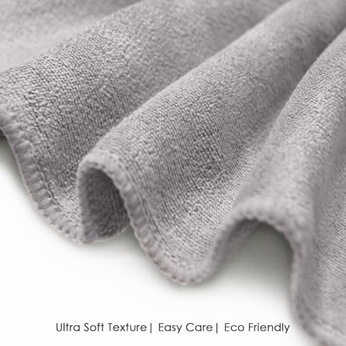 Image of HOUSSE Microfiber Face Towels | Ultra Absorbent, Odour-Free, Quick Dry 450 GSM Face Towel for Home, Gym, Travel, Running & Personal Use | 30x30 cm | Set of 6 in One Colour (Luxurious Mocha, Pack of 6)