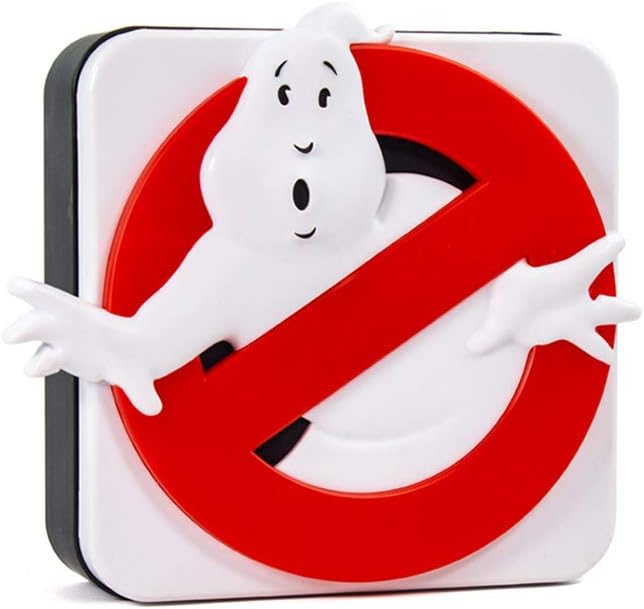 Ghostbusters Logo Lamp Wall Light - Ambient Lighting Gaming Accessory for Bedroom, Home, Study, Office, Work - Official Ghostbusters Merchandise