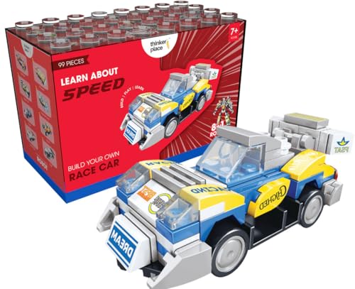 Image of 8-in-1 Super Racing Car Thunder God (99 Pieces) | Learn About Speed | Building Block Set for Kids Age 6+ | STEM Educational Toy | Build, Collect & Create Robot | Science & Learning Toy