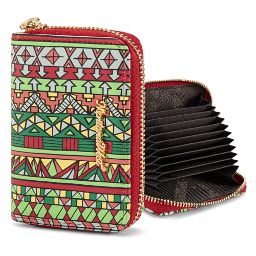 Image of Montana West Small Wallets Compact Women's Card Holder Zipper Around Soft Gift Card Holders for Women