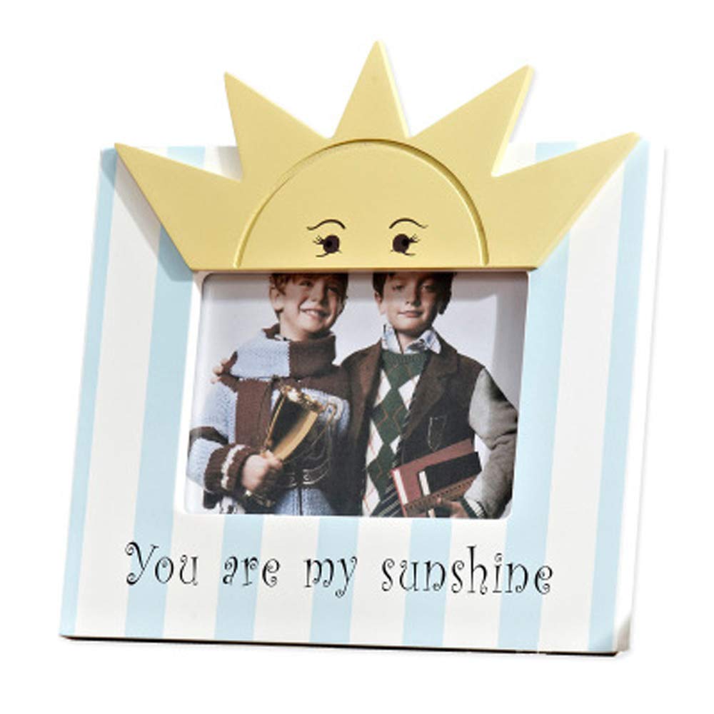 6 Inches Nursery Room Decorative Picture Frame Picture Frame for Toddler Girls Boys Children (Blue)