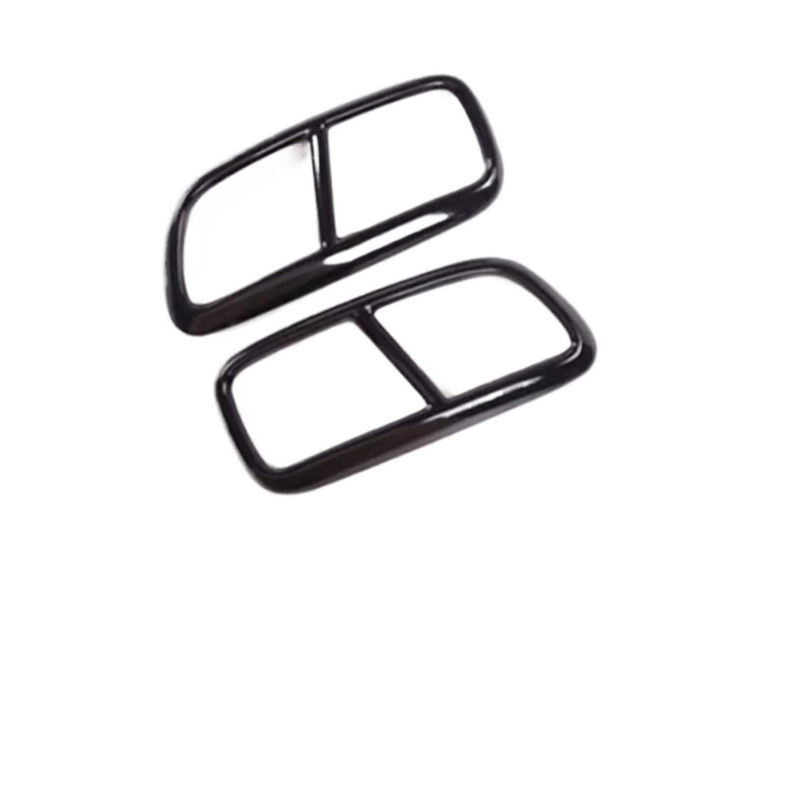 Car Exhaust Tail Throat Pipe Frame Cover Trim Sticker for Volvo for XC90 for XC60 for S60 for V60 for S90 for V90 Universal Interior Accessories(Black C)
