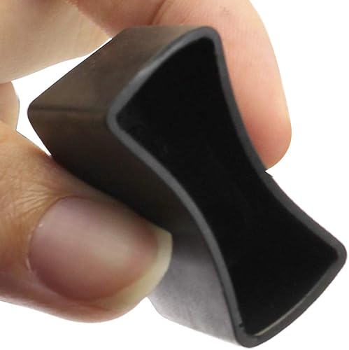 Miniatura 5 de 20 tapas rectangulares para patas de silla, de 1.2 x 0.6 pulgadas  1.181 x 0.591 in, antideslizantes, protectores de suelo para patas de silla,