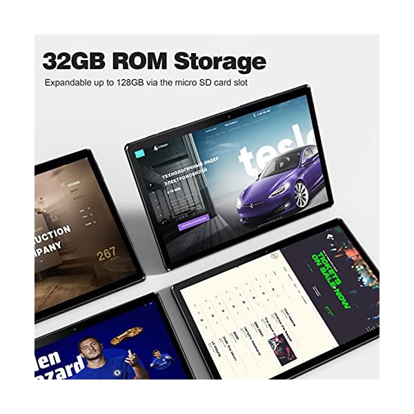 Android-Tablet-Pritom-10-inch-Android-90-OS-Tablet-2GB-RAM-32GB-ROM-Quad-Core-Processor-HD-IPS-Screen-20-Front-80-MP-Rear-Camera-Wi-Fi-Bluetooth-GPS-Tablet-PCBlack PRITOM M10 10 inch Tablet - Android Tablet with 2GB RAM, 64GB ROM, 512GB Expandable, Quad-Core, HD IPS Screen, 2.0 MP + 8.0 MP Dual Camera, WiFi, Bluetooth, Stable Tablet with 6000mAh Battery