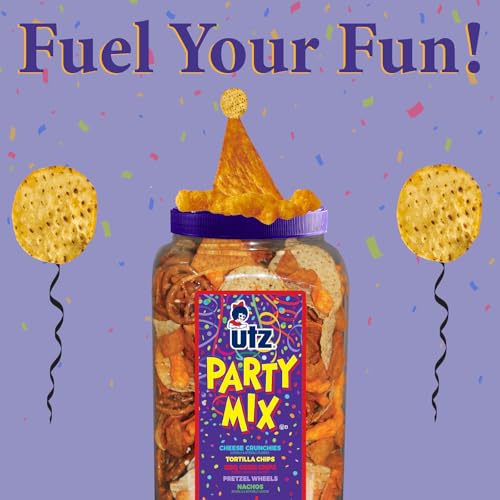 image for Utz Party Mix - 26 Ounce Barrel - Tasty Snack Mix Includes Corn/Nacho 