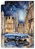 ARTLAND Wanddeko Poster & Kunstdrucke Wandposter Auto 