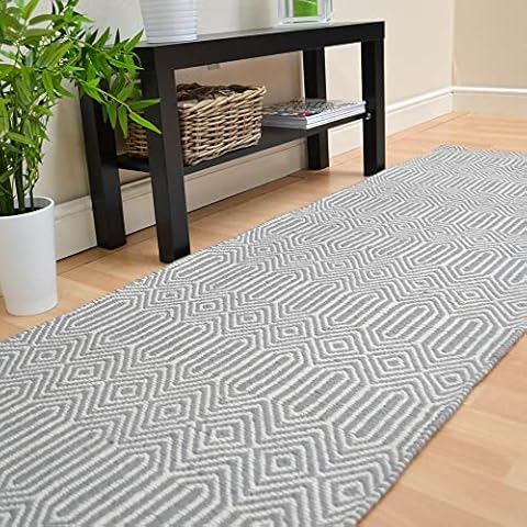 Lord of Rugs Geometric Flatweave Runner Rug Cover