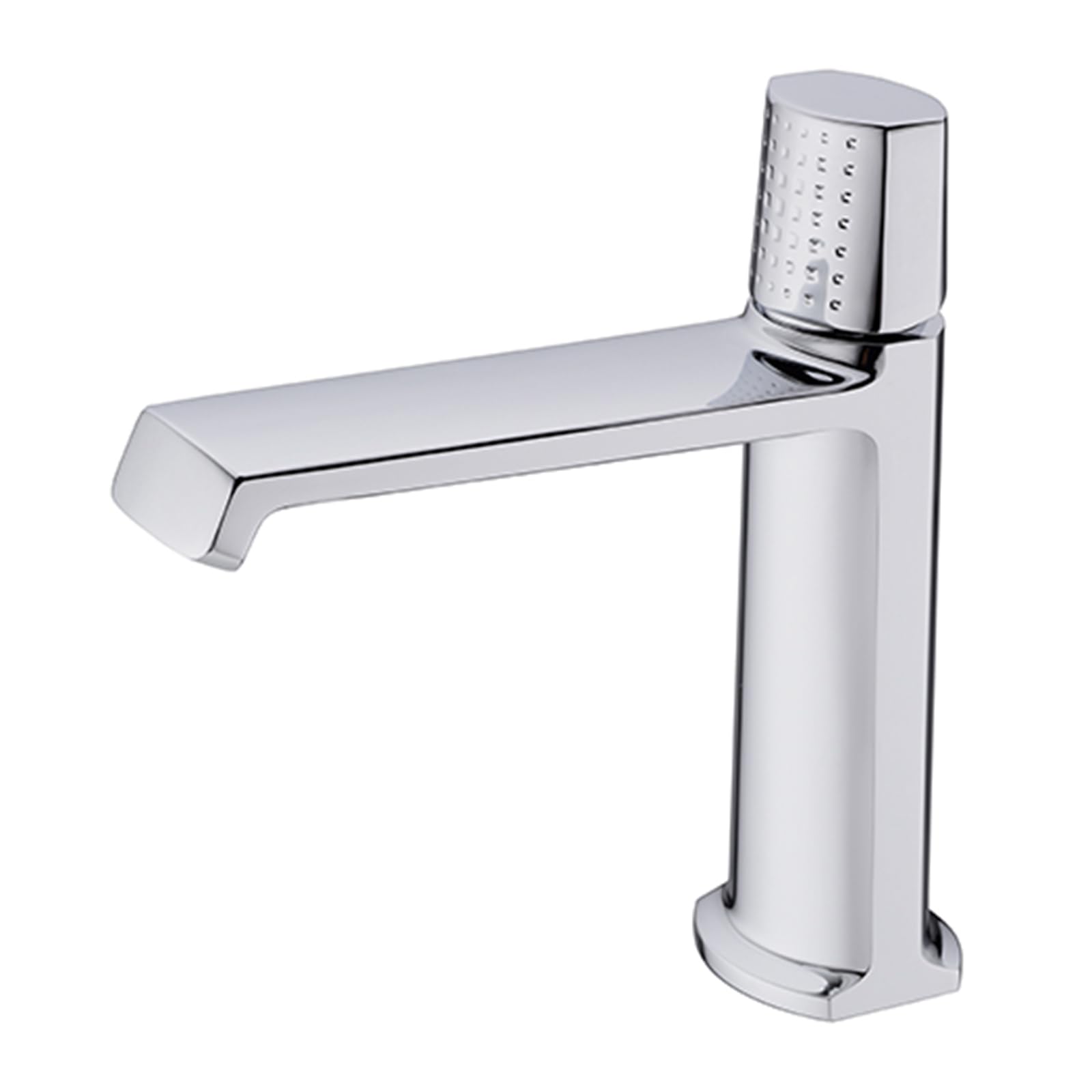ANVLOJRIH Bathroom Sink Tap One Hole, Bathroom Basin Taps Chrome Brass 1 Hole Hot and Cold