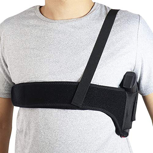 YVO Underarm Holster, Tactical Hidden Holster Shoulder Holster Waist Holster Adjustable Holster Breathable Neoprene Adjustable Holster
