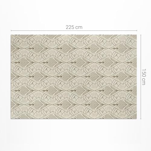 Tapis en vinyle cuisine rectangle 150x225 cm Floorart Design moderne - 3