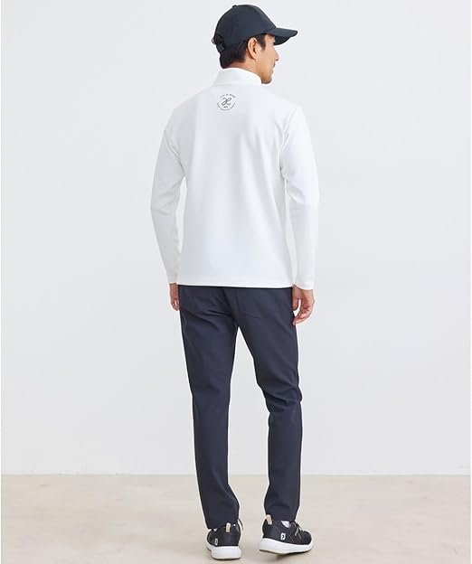 JUN & ROPÉ ハーフジップシャツ ライトグリーン サイズは2Lです